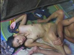 Thai Nudes presents: Asian girl fucked outdoors with deep cock pounding